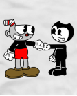 Marškinėliai Cuphead and bendy